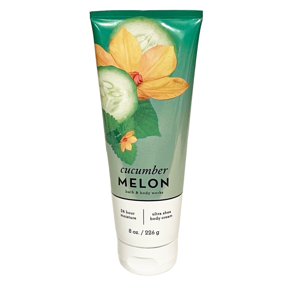 Bath and Body Works Cucumber Melon Ultra Shea Body‎ Cream 8oz NEW Skincare